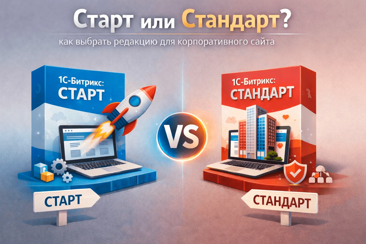 Старт или Стандарт: как выбрать редакцию для корпоративного сайта в Курске